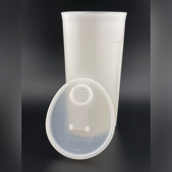 Vintage, White Sweet Saver With Lid and Cap by Tupperware - Picture 7 of 7